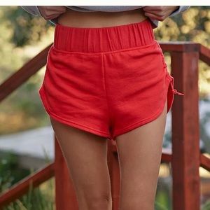 Free People Athletic Shorts in light blue